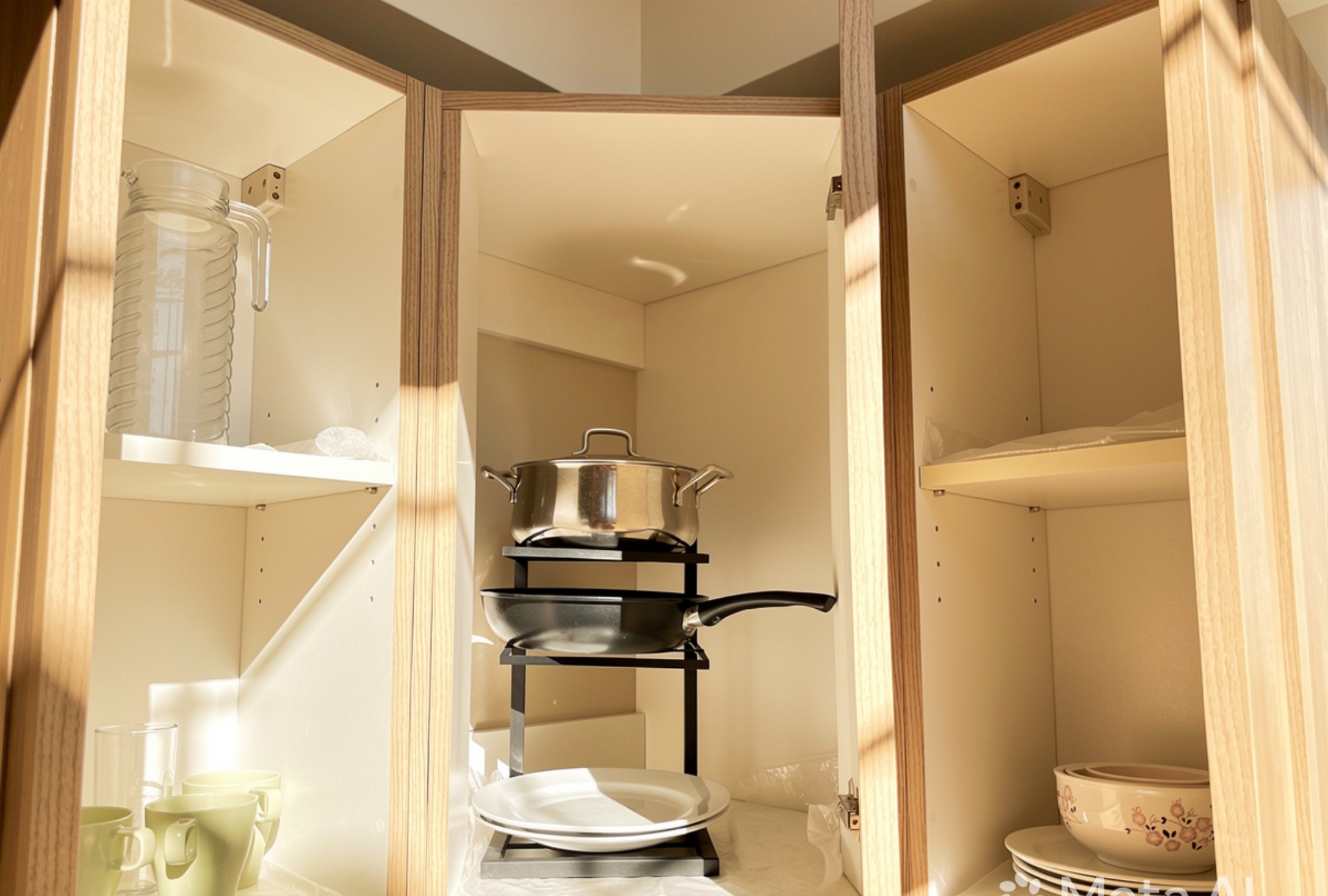 Kitchen cabinet storage